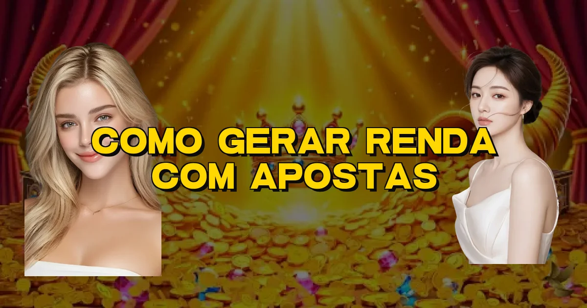 Como Gerar Renda Com Apostas Oficial